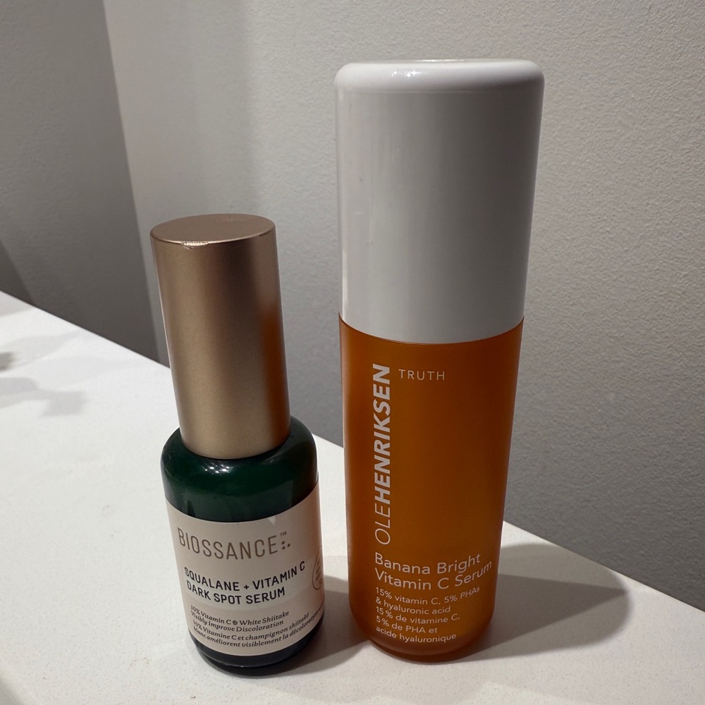 Vitamin C serum bundle - Biossance + Olehenriksen